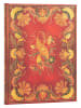 Paperblanks Blanko Notizbuch ''Fiammetta'' in Rot - (B)18 x (H)23 cm