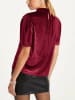 Milan Kiss Fluwelen blouse rood