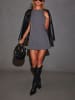 Milan Kiss Kleid in Grau