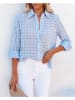 Milan Kiss Bluse in Hellblau