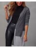 Milan Kiss Cardigan in Grau/ Anthrazit