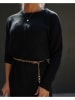 Milan Kiss Strickkleid in Schwarz