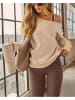 Milan Kiss Sweatshirt beige