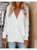 Milan Kiss Cardigan in Weiß