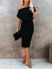 Milan Kiss Kleid in Schwarz