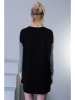 Milan Kiss Jurk zwart/grijs