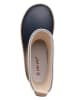 POM POM Gummistiefel "Solid" in Dunkelblau/ Beige