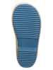 POM POM Gummistiefel "AOP" in Blau/ Beige