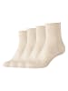 camano 4er-Set: Socken in Beige