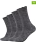camano 4er-Set: Socken in Grau