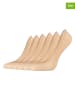 camano 6er-Set: Füßlinge  in Beige