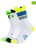 camano 3er-Set: Socken in Weiß/ Grün/ Gelb