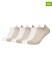 camano 6er-Set: Socken in Beige/ Weiß