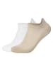 camano 6er-Set: Socken in Beige/ Weiß