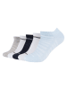 camano 10er-Set: Socken in Dunkelblau/ Hellblau/ Grau
