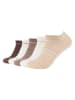 camano 10er-Set: Socken in Hellbraun/ Braun/ Beige