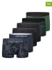 camano 6er-Set: Boxershorts in Dunkelblau/ Grün