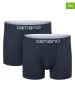 camano 2er-Set: Boxershorts in Dunkelblau