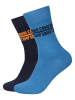 CAMP DAVID 4er-Set: Socken in Blau/ Dunkelblau