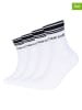 CAMP DAVID 4er-Set: Socken in Weiß