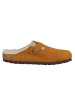 Birkenstock Leder-Hausschuhe "Boston" in Hellbraun - Weite S