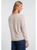ELBSAND Longsleeve "Tooske" beige/wit