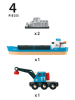 Brio Containerschip met kraan - vanaf 3 jaar