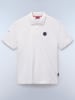NAPAPIJRY Koszulka polo "Badge" w kolorze białym