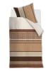 Beddinghouse Komplet pościeli renforcé "Benthe" w kolorze jasnobrązowo-kremowym