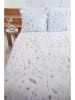 Beddinghouse Satijnen beddengoedset "Emeli" wit/beige