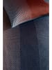 Beddinghouse Satijnen beddengoedset "Duco" donkerblauw/rood