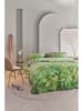 Beddinghouse Satijnen beddengoedset "Giverny" groen