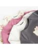 COOL CLUB 4er-Set: Bodys in Anthrazit/ Rosa/ Creme