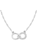 Rinani Witgouden ketting met diamanten - (L)42 cm