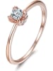 Revoni Roségold-Ring mit Diamant