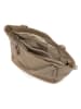 Lia Biassoni Leren shopper "Alserio" taupe - (B)42 x (H)26 x (D)14 cm