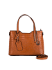 Lia Biassoni Leren schoudertas "Acco" camel - (B)32 x (H)22 x (D)12 cm