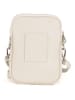 Lia Biassoni Leren smartphonetas "Paglia" beige - (B)15 x (H)20 x (D)1 cm