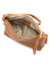 Lia Biassoni Leren schoudertas "Arroscia" lichtbruin - (B)27 x (H)18 x (D)10 cm