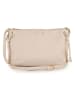 Lia Biassoni Leren schoudertas "Arroscia" beige - (B)27 x (H)18 x (D)10 cm