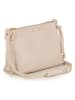 Lia Biassoni Leren schoudertas "Arroscia" beige - (B)27 x (H)18 x (D)10 cm