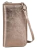 Lia Biassoni Leren smartphonetas "Cerca" in Champagne - (B)11 x (H)19 x (D)4 cm