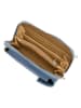 Lia Biassoni Leder-Handytasche "Cerca" in Hellblau - (B)11 x (H)19 x (T)4 cm