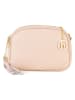 Lia Biassoni Leren schoudertas "Flumendosa" lichtroze - (B)23 x (H)17 x (D)7 cm