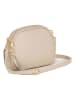 Lia Biassoni Leren schoudertas "Flumendosa" beige - (B)23 x (H)17 x (D)7 cm