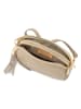 Lia Biassoni Leren schoudertas "Flumendosa" beige - (B)23 x (H)17 x (D)7 cm