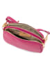 Lia Biassoni Leren schoudertas "Flumendosa" roze - (B)23 x (H)17 x (D)7 cm