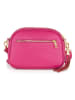 Lia Biassoni Leren schoudertas "Flumendosa" roze - (B)23 x (H)17 x (D)7 cm