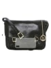 Lia Biassoni Leren schoudertas zwart - (B)26 x (H)19 x (D)12 cm