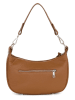 Lia Biassoni Leren schoudertas "Caldonazzo" lichtbruin - (B)30 x (H)17 x (D)7 cm